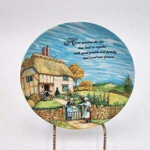 Vintage‎ Vandor Decorative Plate Gentle Times Bob Pettes Portfolio Cottagecore